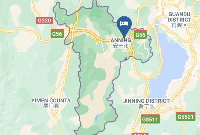Kunming - Anning Palace Hotel Maps