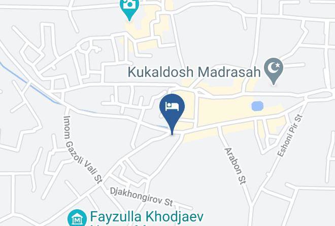 Bukhara - An Nur Hotel Maps