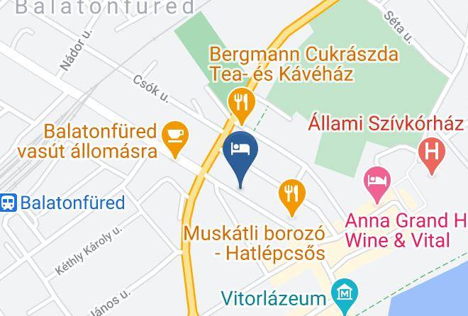 Balatonfured - Boutique Hotel Annuska Maps