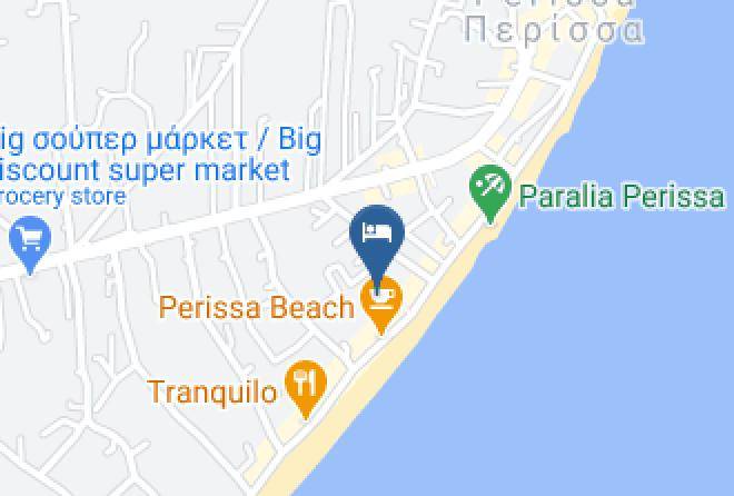 Thira - Anny Studios Perissa Beach Maps