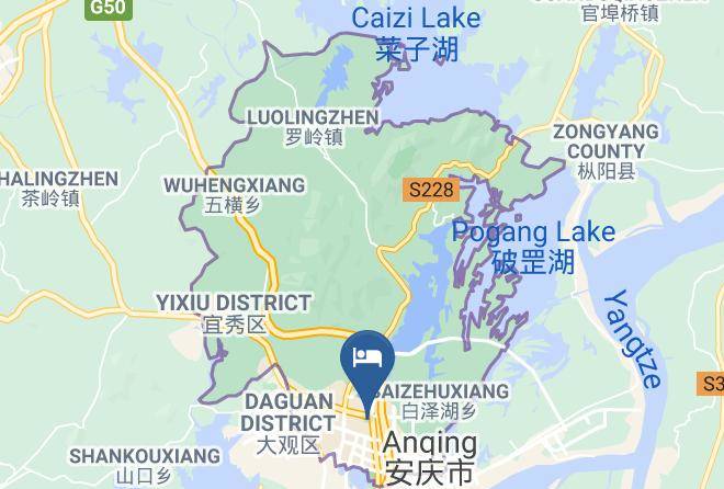 Anqing - Anqing Yingchun Hotel Maps