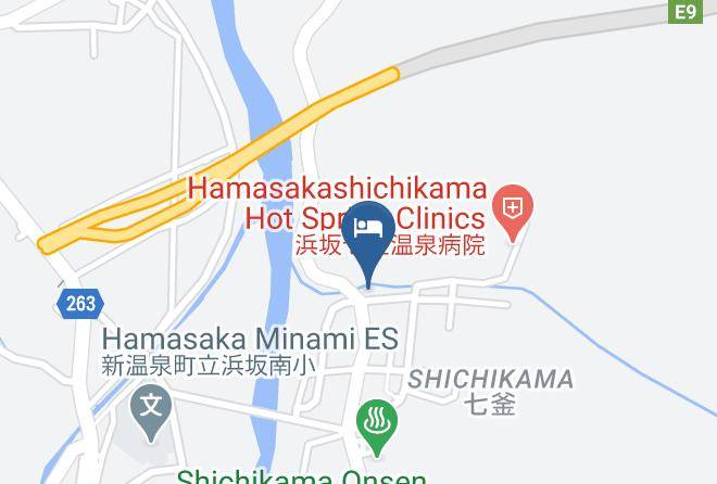 Shin Onsen Townmikata District - Anraku So Maps