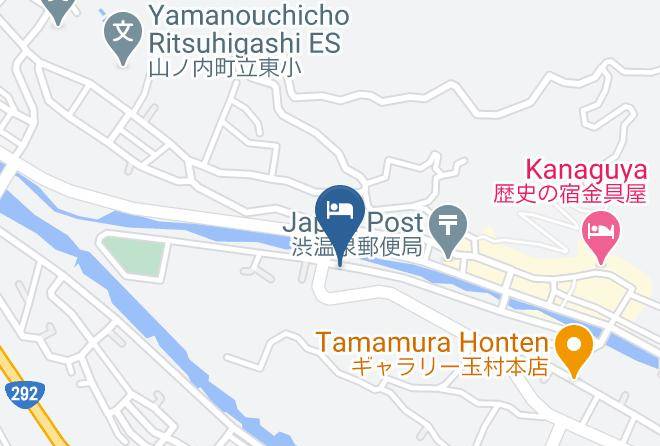 Yamanouchi Townshimotakai District - Anrakuso Maps