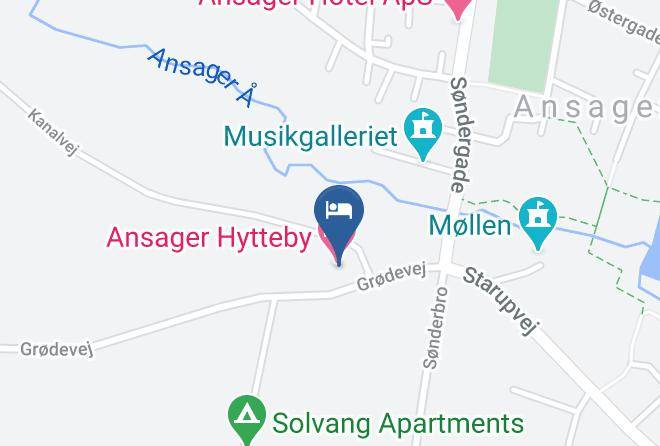 Ansager Hytteby Map