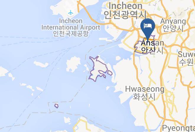 Danwonguansansi - Ansan Bandi Hotel Maps
