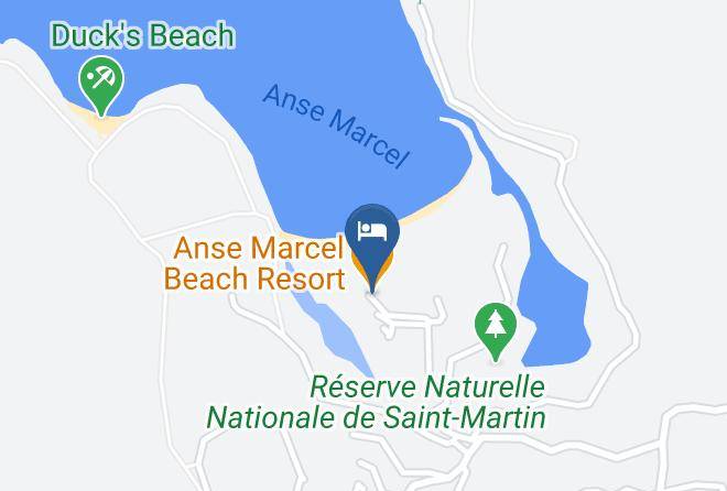 Marigot - Anse Marcel Beach Resort Maps