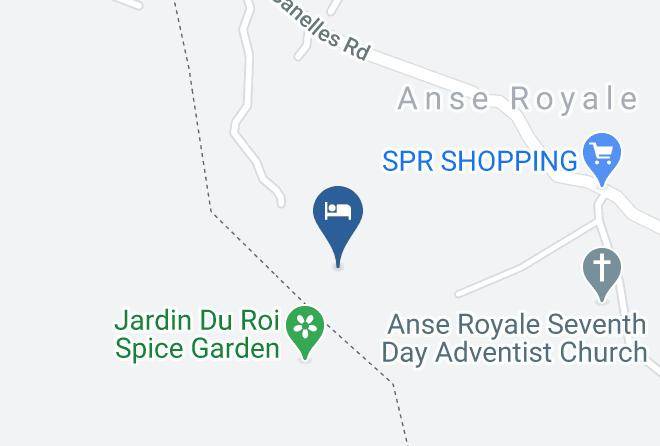 Anse Royale Panorama View Map