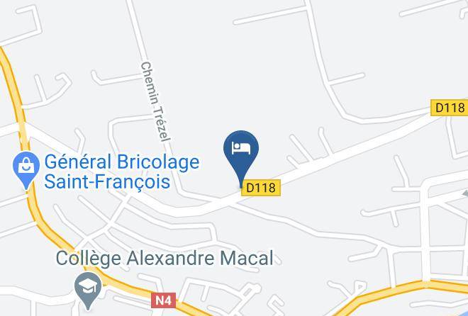 Saint Francois - Anse Des Rochers Com Maps