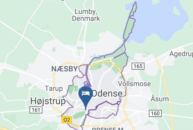 Odense - Ansgarhus Motel Maps
