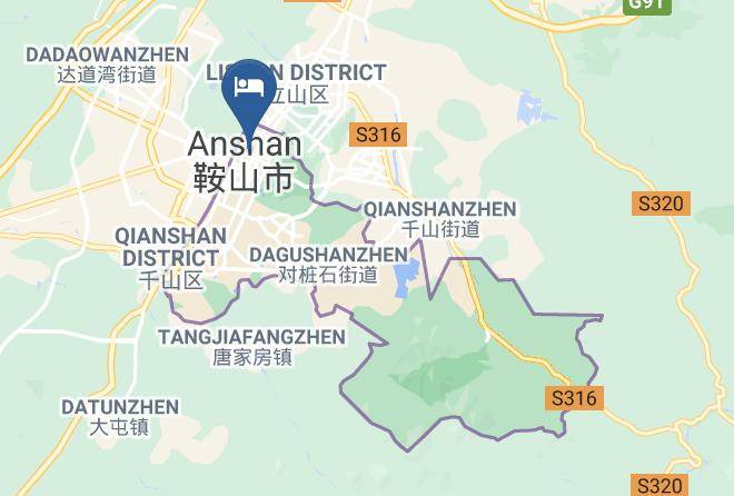 Anshan - Anshan Aikesi Hotel Maps