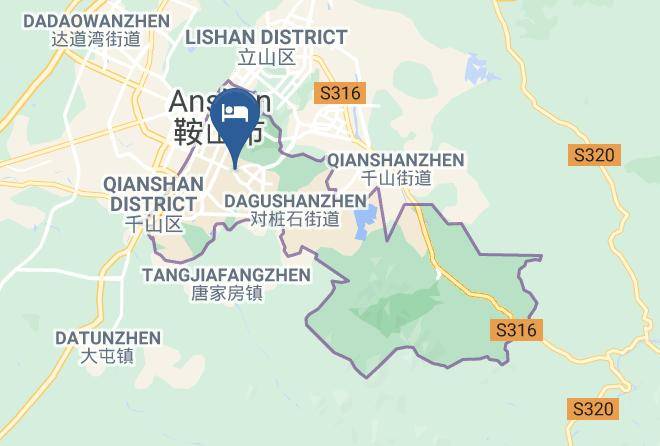 Anshan - Anshan Life Hotel Maps
