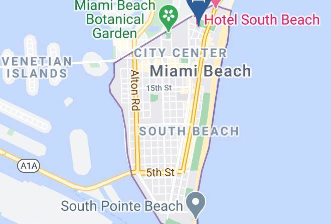 Miami Dade - Ansonia Hotel South Beach Maps