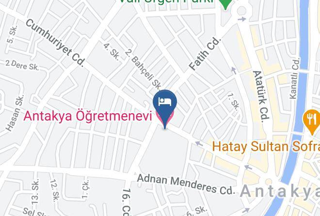Antakya - Antakya Ogretmenevi Maps
