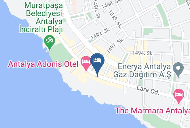 Antalya Hotel Resort & Spa Map - Antalya - Muratpasa