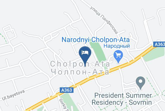 Ysyk Kol Region - Antalya Pansionat Issik Kul Maps