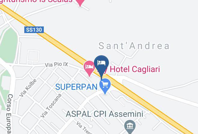 Cagliari - Antares Assemini Maps