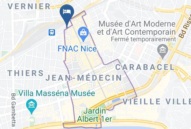 Maritime Alps - Hotel Antares Nice Maps
