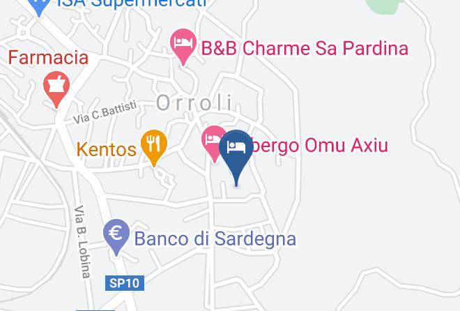 Province Of South Sardinia - Antas B&b Maps