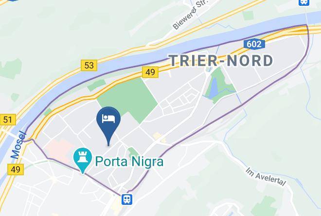 Treves - Ante Porta Das Stadt Hotel Trier Maps