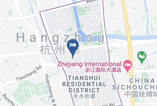 Hangzhou - Anteng Business Hotel Wuli Square Maps