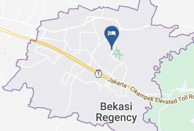 Bekasi Regency - Antero Hotel Jababeka Maps