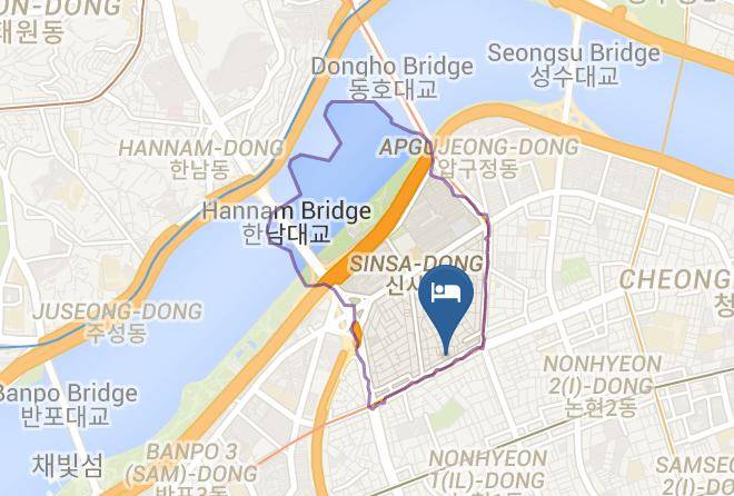 Gangnamgu - Hotel Anteroom Seoul Maps