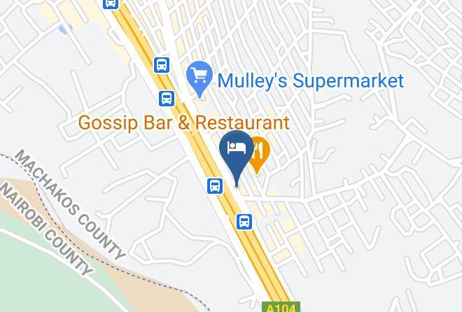 Machakos - Anthena Hotel Maps