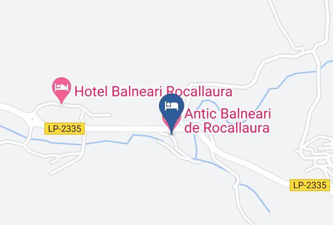 Antic Balneari De Rocallaura Map