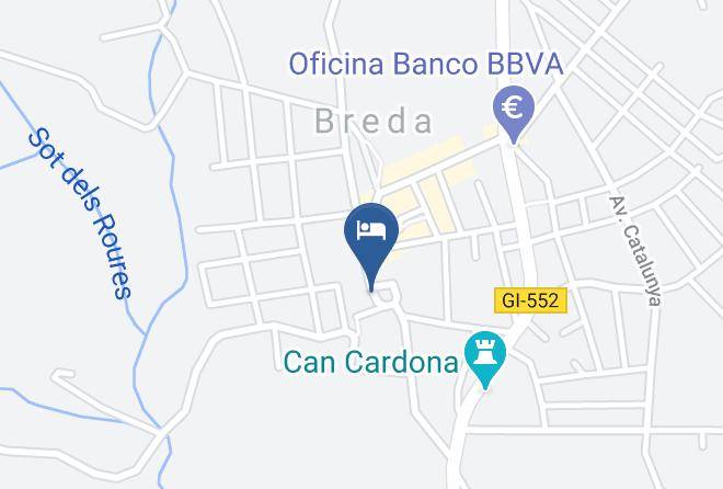Girona - Antic Moli De Breda Maps