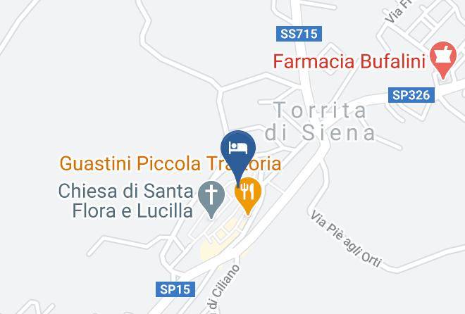 Siena - Antica Dimora Le Contrade Maps
