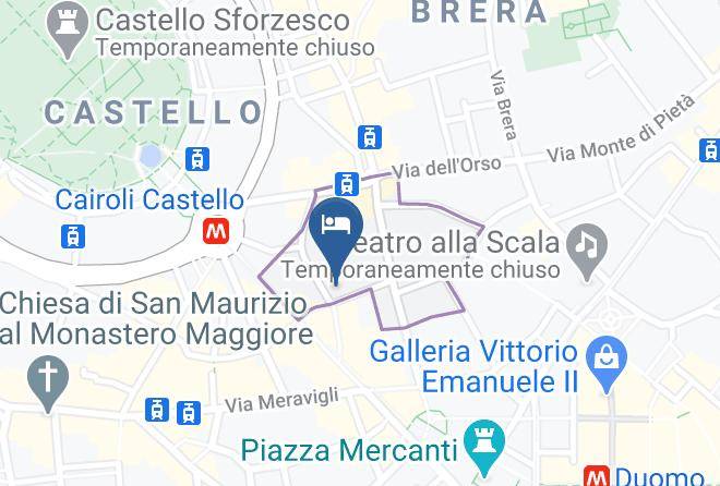 Milan - Antica Locanda Dei Mercanti Maps