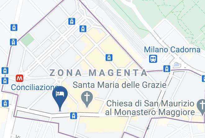 Milan - Antica Locanda Leonardo Maps
