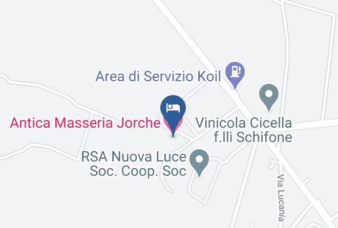 Taranto - Antica Masseria Jorche Maps