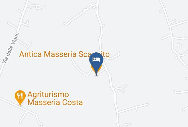 Lecce - Antica Masseria Scagnito Maps