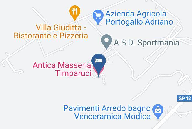 Ragusa - Antica Masseria Timparuci Maps