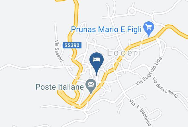 Nuoro - Hotel Antica Posada Maps