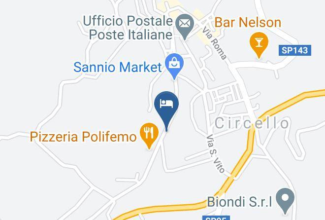 Benevento - Antica Trattoria Bacco Maps
