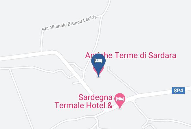 Province Of South Sardinia - Antiche Terme Di Sardara Maps