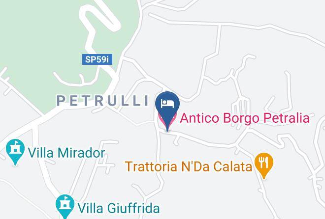 Catania - Antico Borgo Petralia Maps