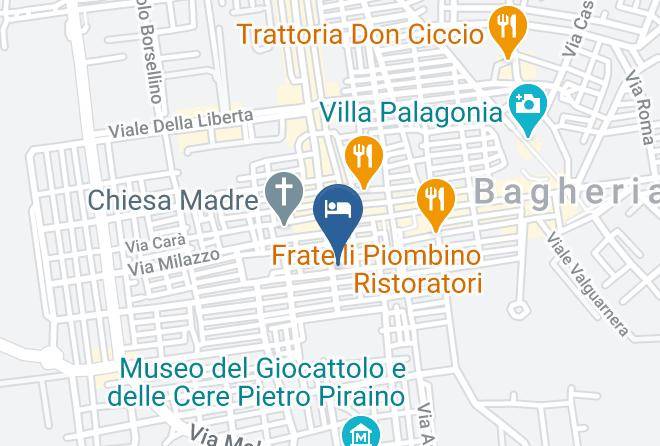 Palermo - Antico Palazzo Baaria Maps