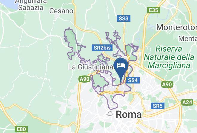 Rome - B&b Antico Platano In Roma Tor Di Quinto Maps