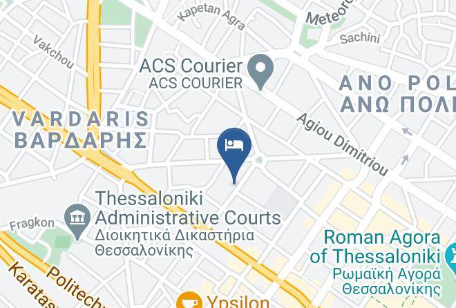 Salonica - Antigon Urban Chic Hotel Maps