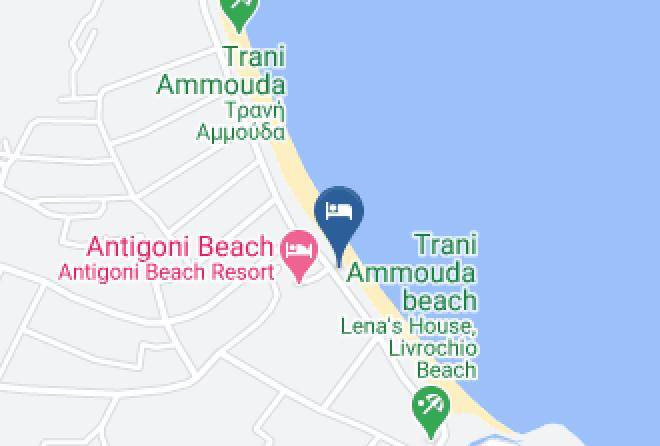 Khalkidhiki - Antigoni Beach Bar Sunbeds Maps