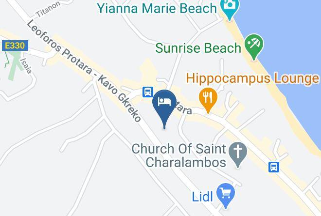 Cyprus - Antigoni Hotel Maps