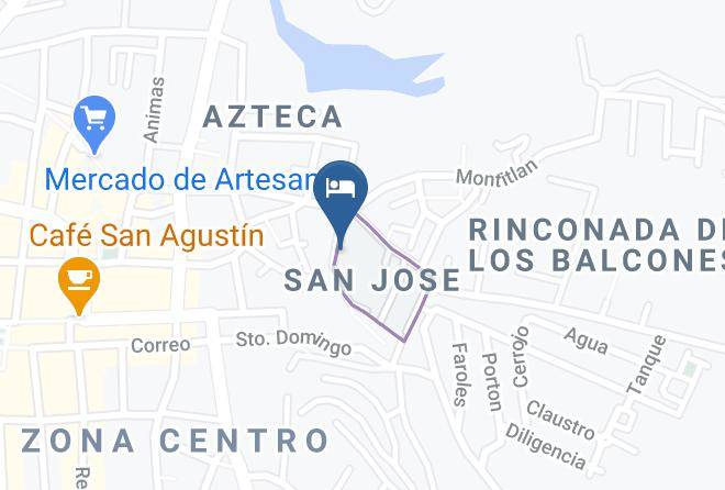 San Miguel De Allende - Antigua Capilla Bed And Breakfast Maps