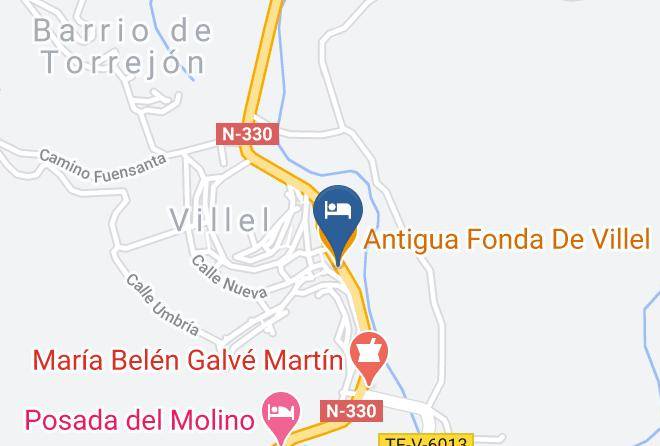 Teruel - Antigua Fonda De Villel Maps