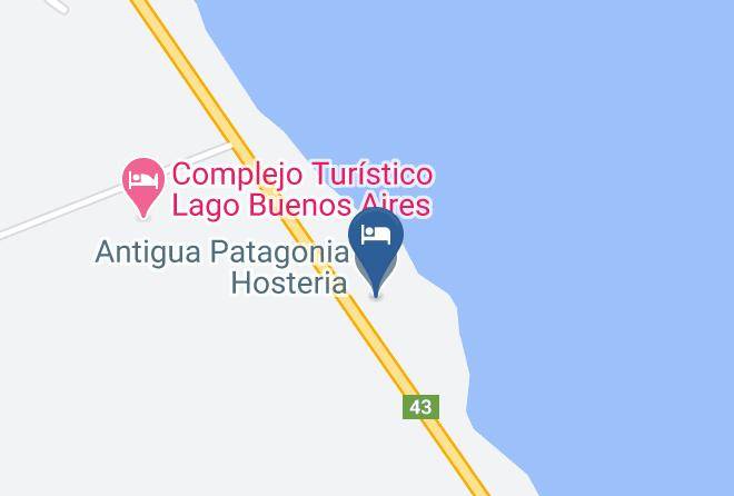 Lago Buenos Aires Department - Antigua Patagonia Hosteria Maps