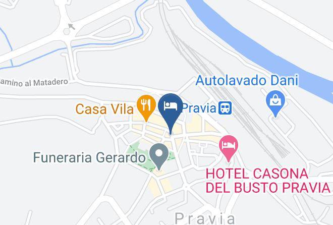 Asturias - Antiguo Casino Hotel Maps