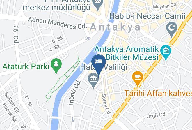 Antakya - Antik Beyazit Hotel Maps