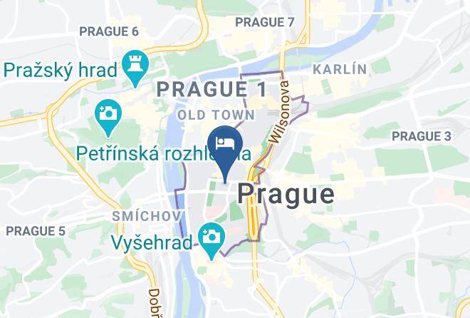 Prague - Antik City Hotel Maps